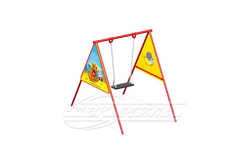 Качели маятниковые Сказка К-1 с цепным подвесом Тип-2